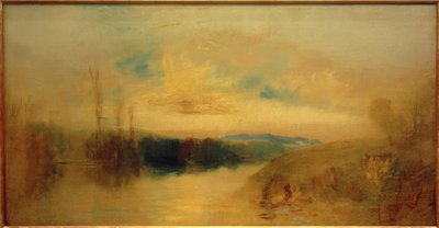 The Lake, Petworth, Sunrise by Joseph Mallord William Turner